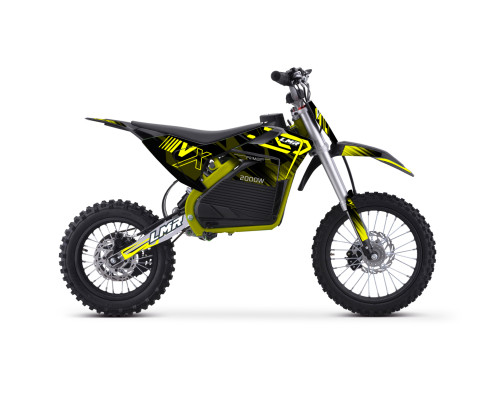 Dirt bike électrique E-SX 2000W 12/14" - jaune