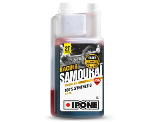 Pièces détachées Dirt bike, Pit bike Huile ipone 2 temps samourai racing fraise - 1L Ipone