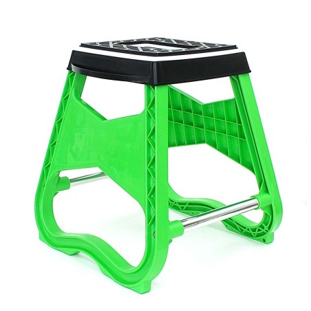 Repose Moto / Tabouret MX - Vert