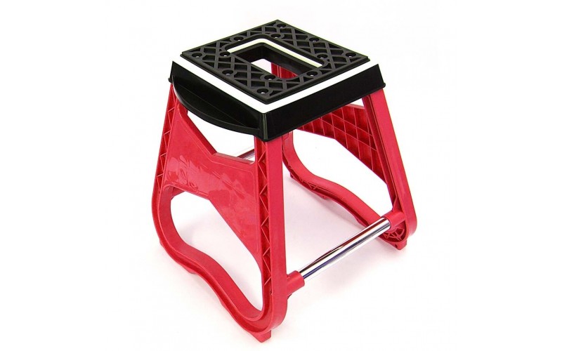 Repose Moto / Tabouret MX - Rouge