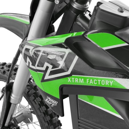 Dirt bike électrique NRJ 1000w 10/12" - vert - LeMiniRider