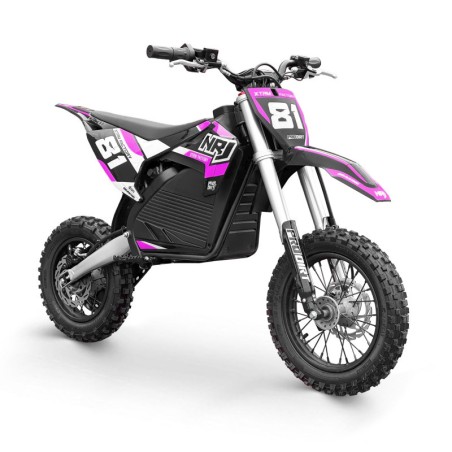 Dirt bike électrique NRJ 1000w 10/12" - rose - LeMiniRider