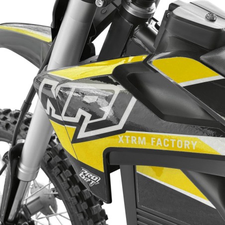 Dirt bike électrique NRJ 1000w 10/12" - jaune - LeMiniRider