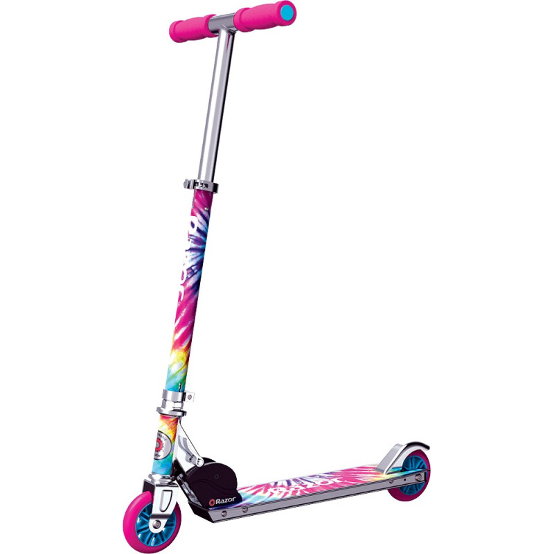 Trottinette pliable enfant Razor - Tie-Dye rose