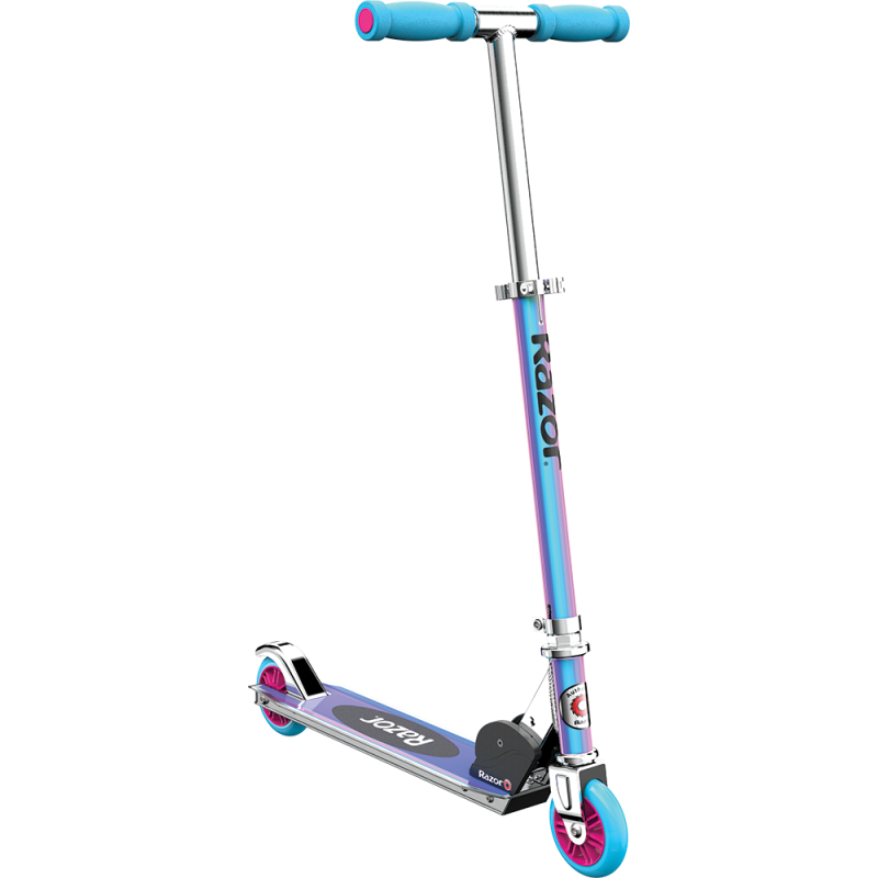 Trottinette pliable enfant Razor - Holographic bleu/rose