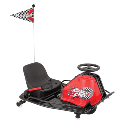 Karting électrique enfant Razor 250W, 24V, Crazy Cart rouge Voitures électriques