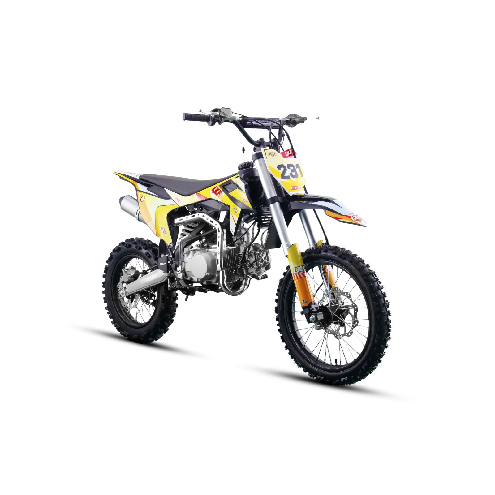 Dirt bike LXF 150 SR - jaune - LeMiniRider