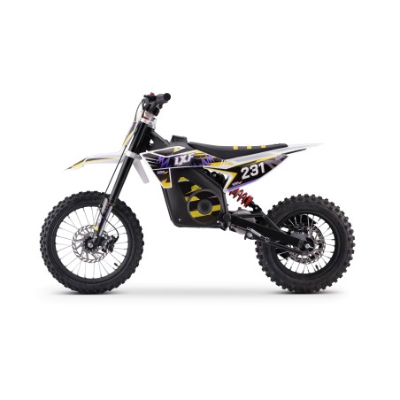 Motocross enfant électrique LXF® Mini R1300w - jaune - LeMiniRider