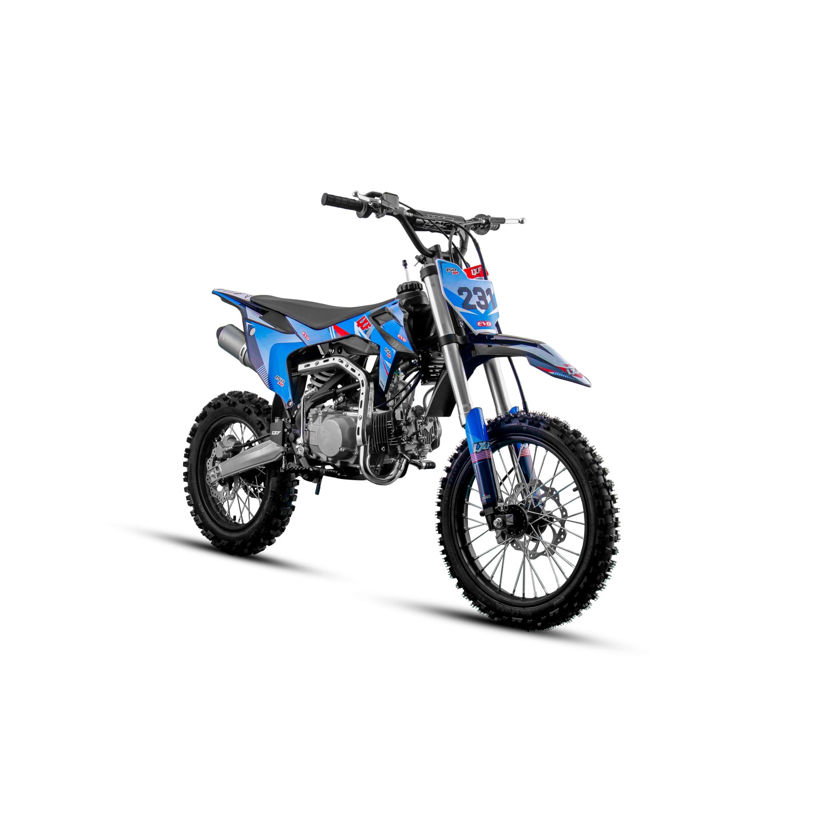Dirt bike LXF 150 SR - bleu - LeMiniRider
