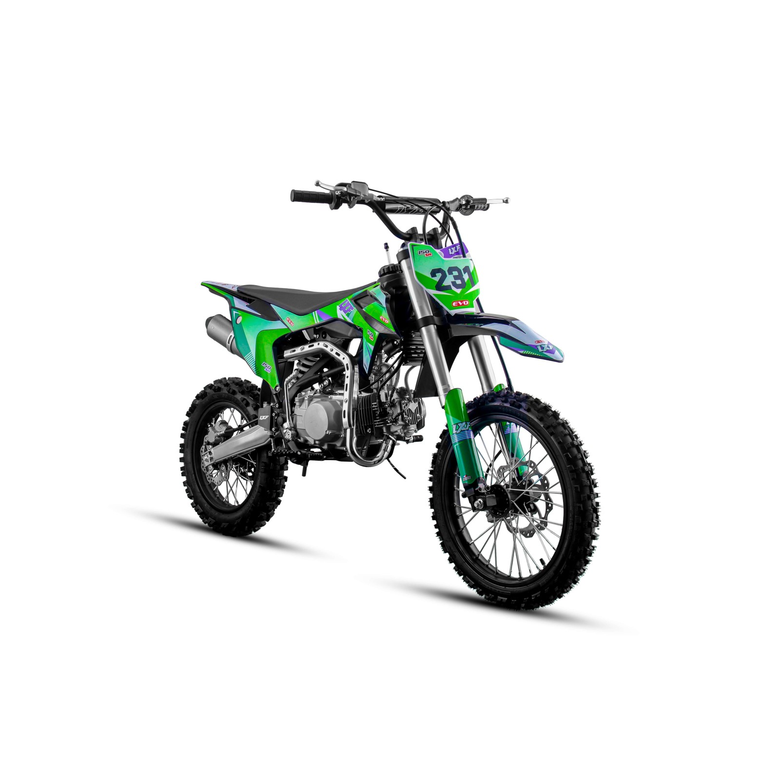 Dirt bike LXF 150 SR - vert - LeMiniRider