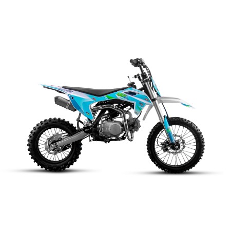 Dirt bike LXF 125 SR - bleu/vert - LeMiniRider