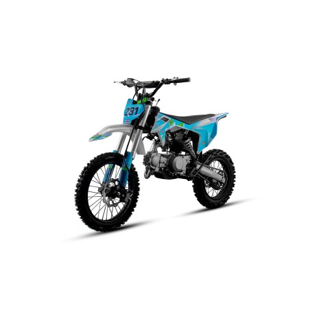 Dirt bike LXF 125 SR - bleu/vert - LeMiniRider