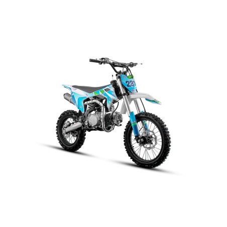 Dirt bike LXF 125 SR - bleu/vert - LeMiniRider