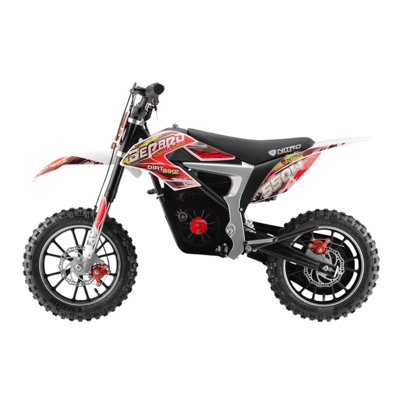 Pocket cross électrique Gepard 550w - rouge Pocket Bike & Pocket Quad