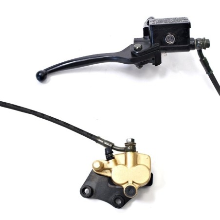 Pièces détachées Dirt bike, Pit bike Frein avant double piston DorÃ© LMR PARTS
