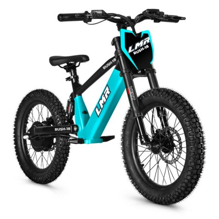 Draisienne électrique enfant LMR Rush 18" 500w - bleu