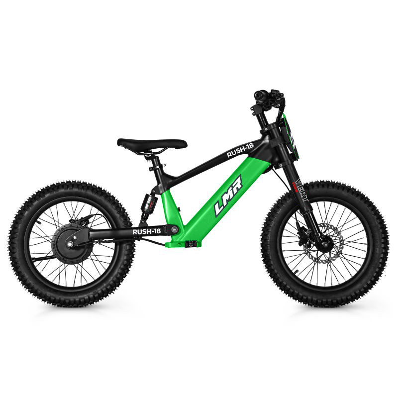 Draisienne électrique enfant LMR Rush 18" 500w - vert