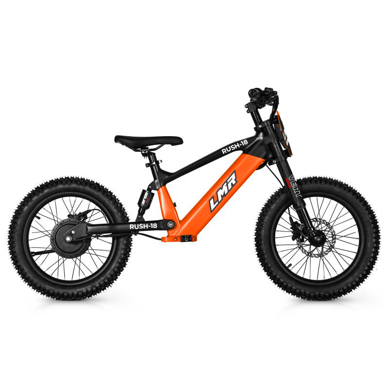 Draisienne électrique enfant LMR Rush 18" 500w - orange