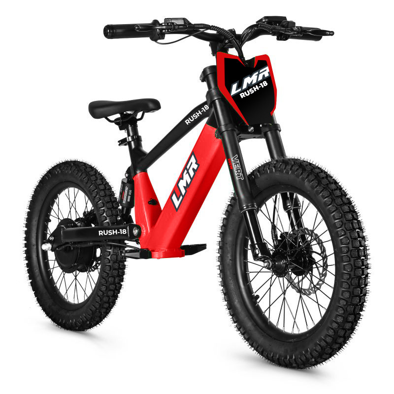 Draisienne électrique enfant LMR Rush 18" 500w - rouge