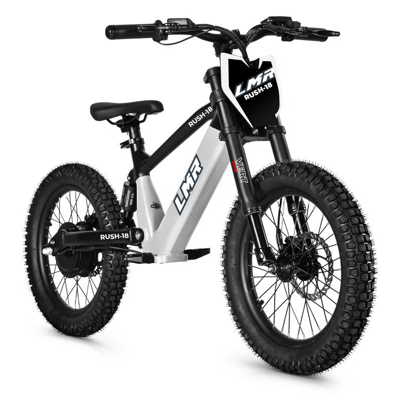 Draisienne électrique enfant LMR Rush 18" 500w - gris