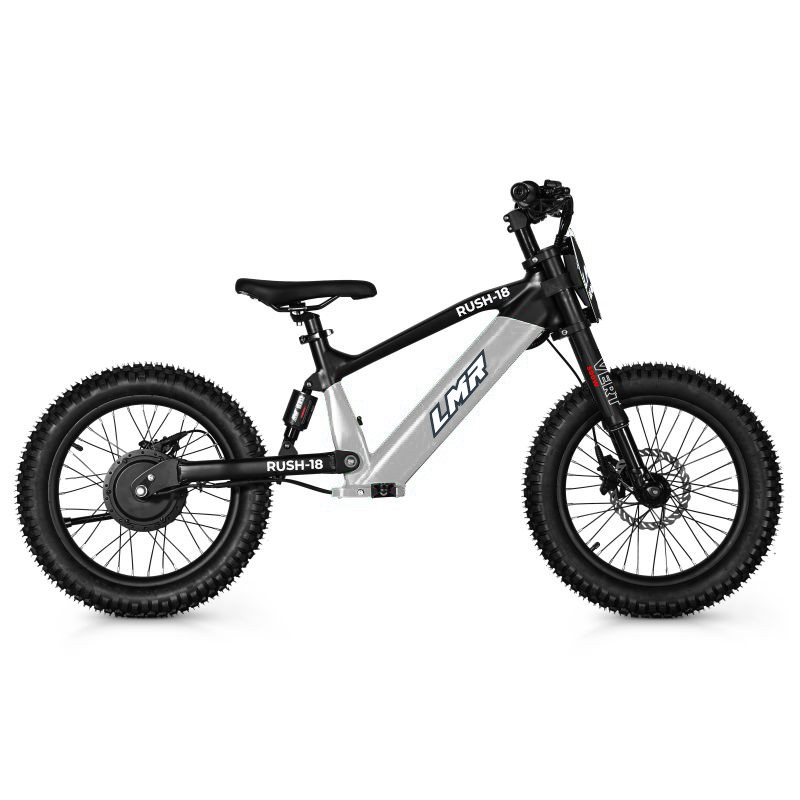 Draisienne électrique enfant LMR Rush 18" 500w - gris