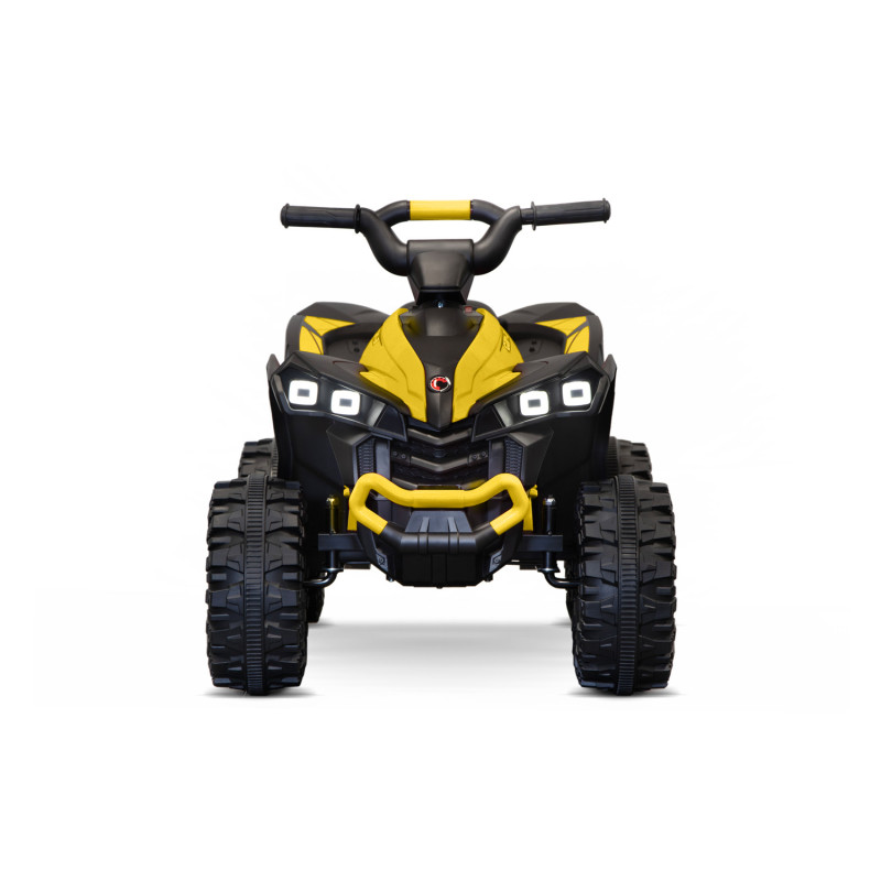 Quad électrique enfant LMR jaune, 2 moteurs 35w, télécommande parentale 2.4 Ghz Quad enfant