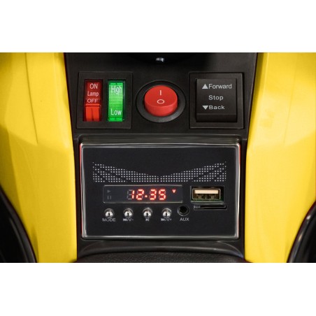 Quad électrique enfant LMR buzz jaune, 2 moteurs 35w, télécommande parentale 2.4 Ghz Quad enfant