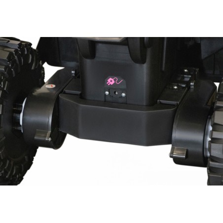 Quad électrique enfant LMR buzz jaune, 2 moteurs 35w, télécommande parentale 2.4 Ghz Quad enfant