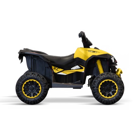 Quad électrique enfant LMR buzz jaune, 2 moteurs 35w, télécommande parentale 2.4 Ghz Quad enfant