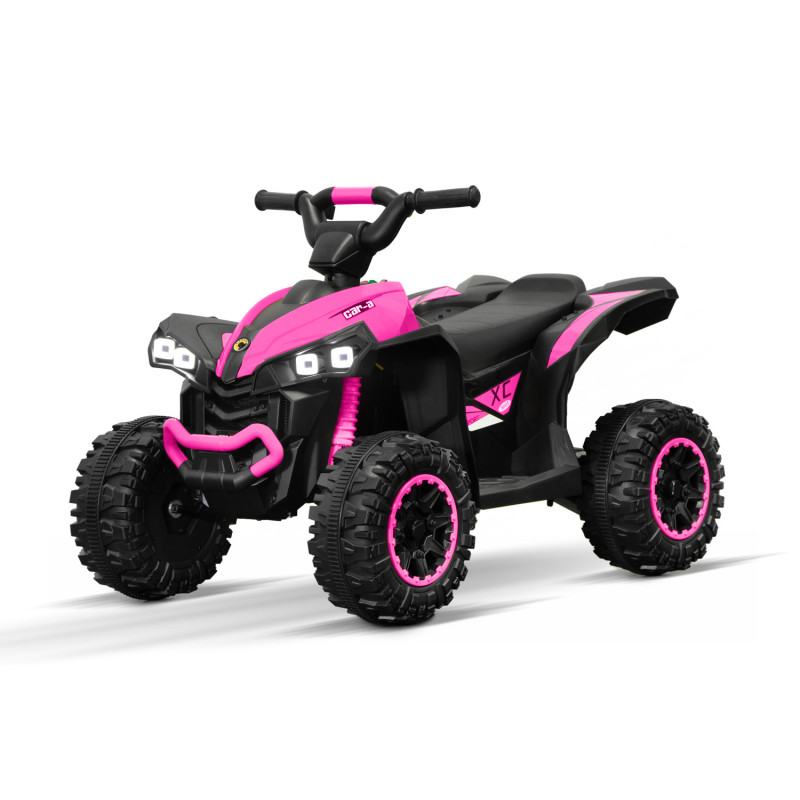 Quad électrique enfant LMR rose, 2 moteurs 35w, télécommande parentale 2.4 Ghz Quad enfant