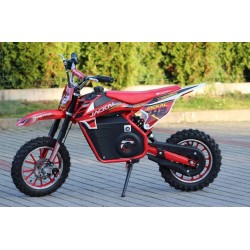 Dirt bike électrique LMR 1000W 36V e-ride 10"/10" - rouge - LeMiniR...