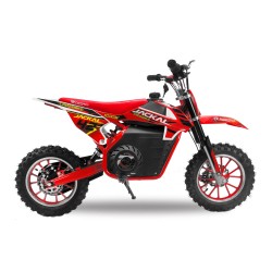 Dirt bike électrique LMR 1000W 36V e-ride 10"/10" - rouge - LeMiniR...