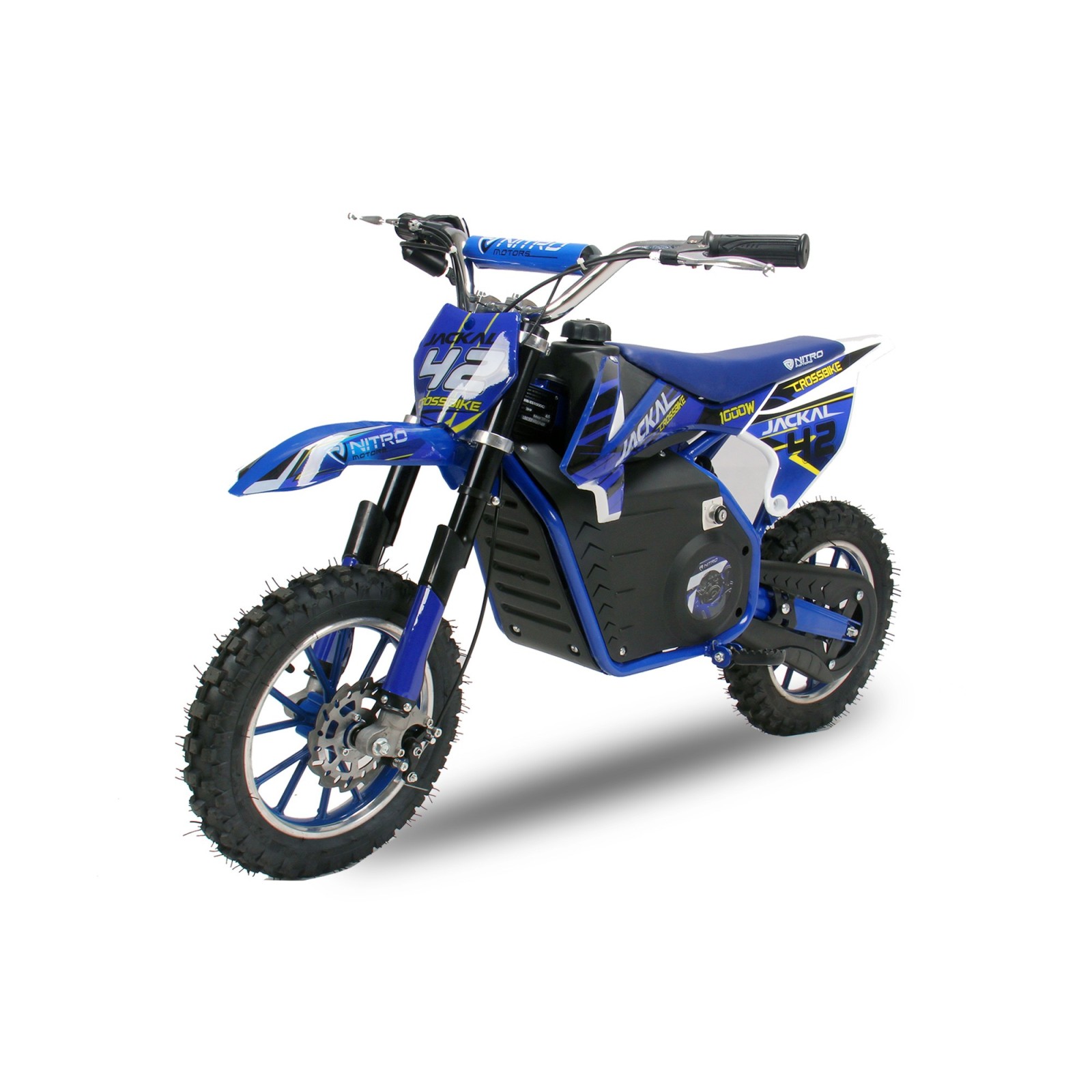 Dirt bike électrique LMR 1000W 36V e-ride 10"/10" bleu
