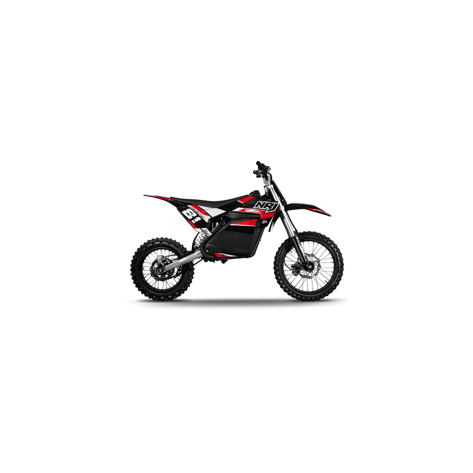 Dirt bike électrique NRJ 5000w 14/17" - rouge