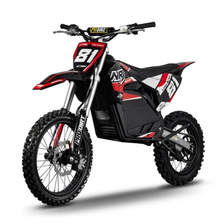 Dirt bike électrique NRJ 5000w 14/17" - rouge - LeMiniRider