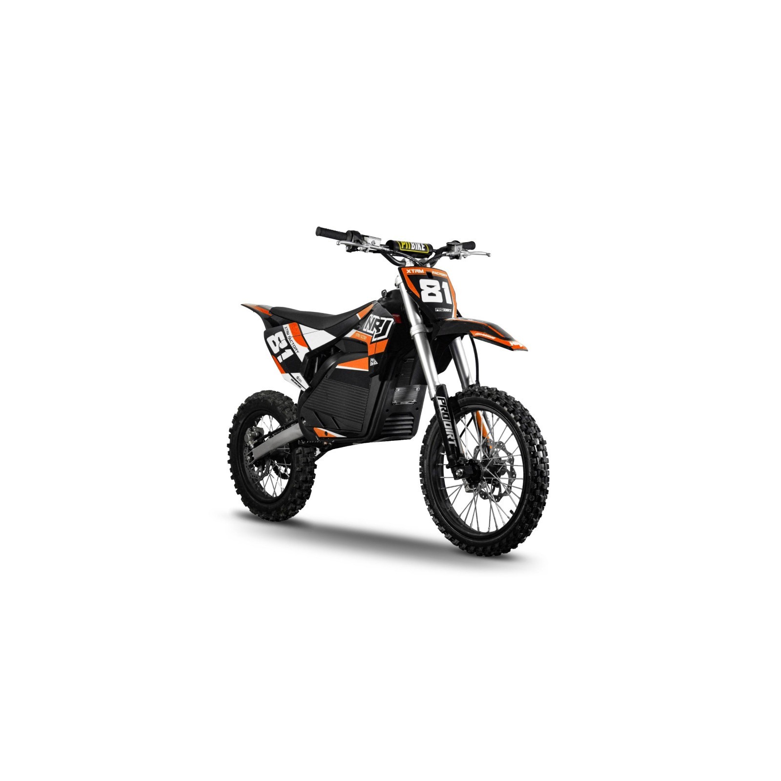Dirt bike électrique NRJ 5000w 14/17" - orange - LeMiniRider