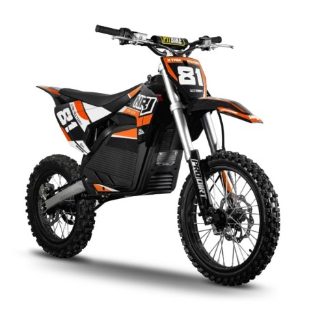 Dirt bike électrique NRJ 5000w 14/17" - orange - LeMiniRider