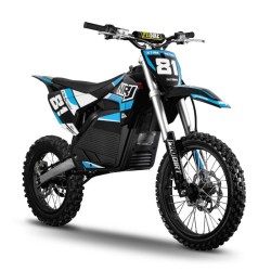 Dirt bike électrique NRJ 5000w 14/17" - bleu - LeMiniRider