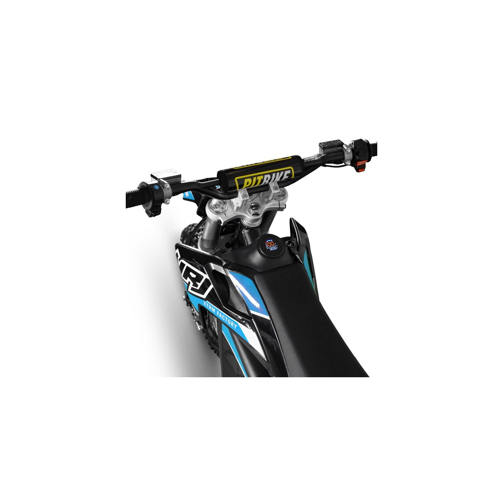 Dirt bike électrique NRJ 5000w 14/17" - bleu