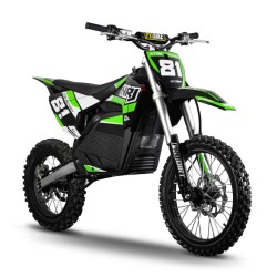 Dirt bike électrique NRJ 5000w 14/17" - vert - LeMiniRider