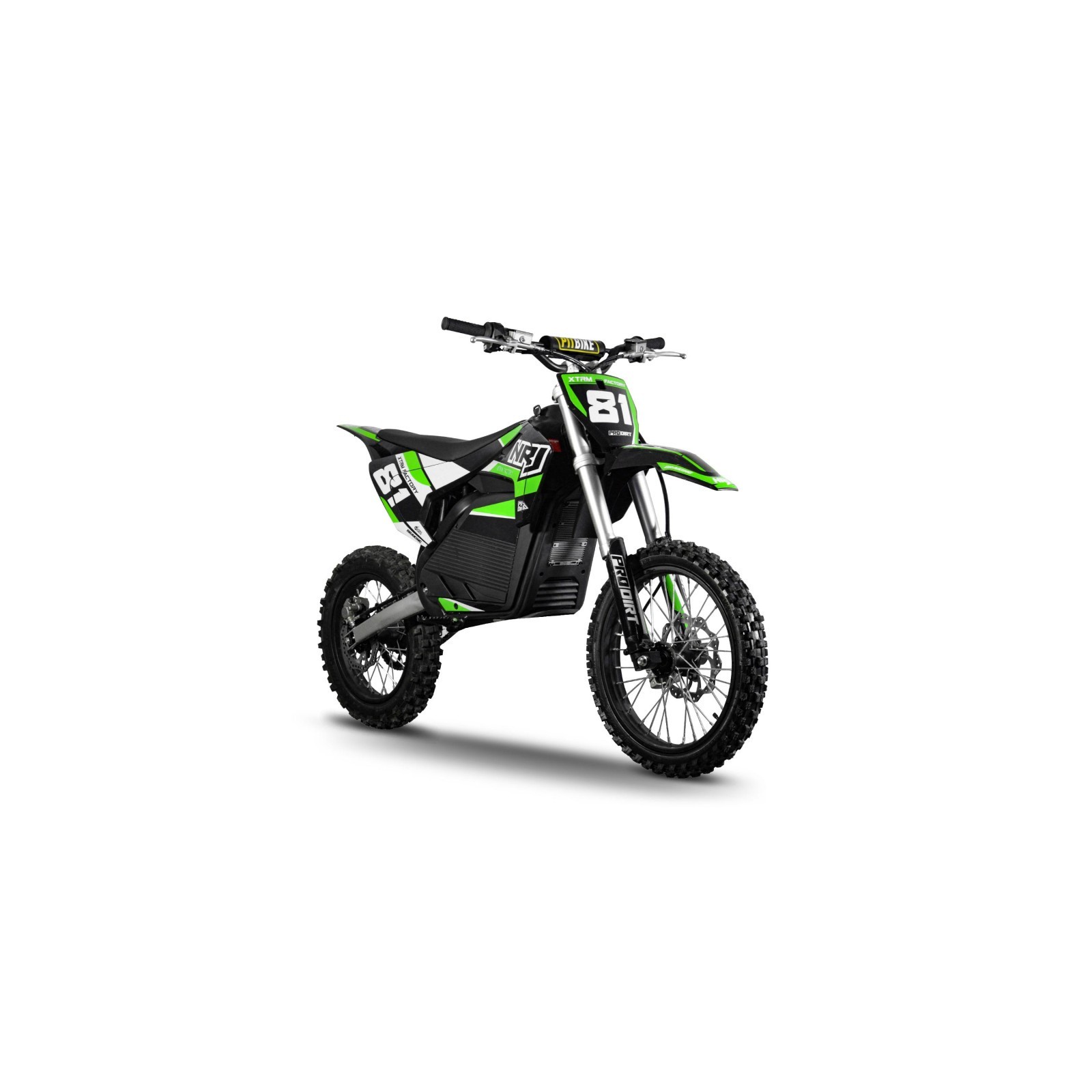 Dirt bike électrique NRJ 5000w 14/17" - vert - LeMiniRider