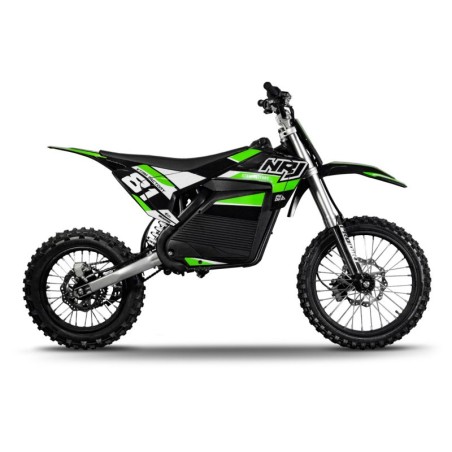 Dirt bike électrique NRJ 5000w 14/17" - vert - LeMiniRider