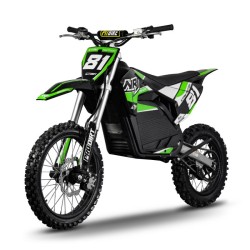 Dirt bike électrique NRJ 5000w 14/17" - vert - LeMiniRider