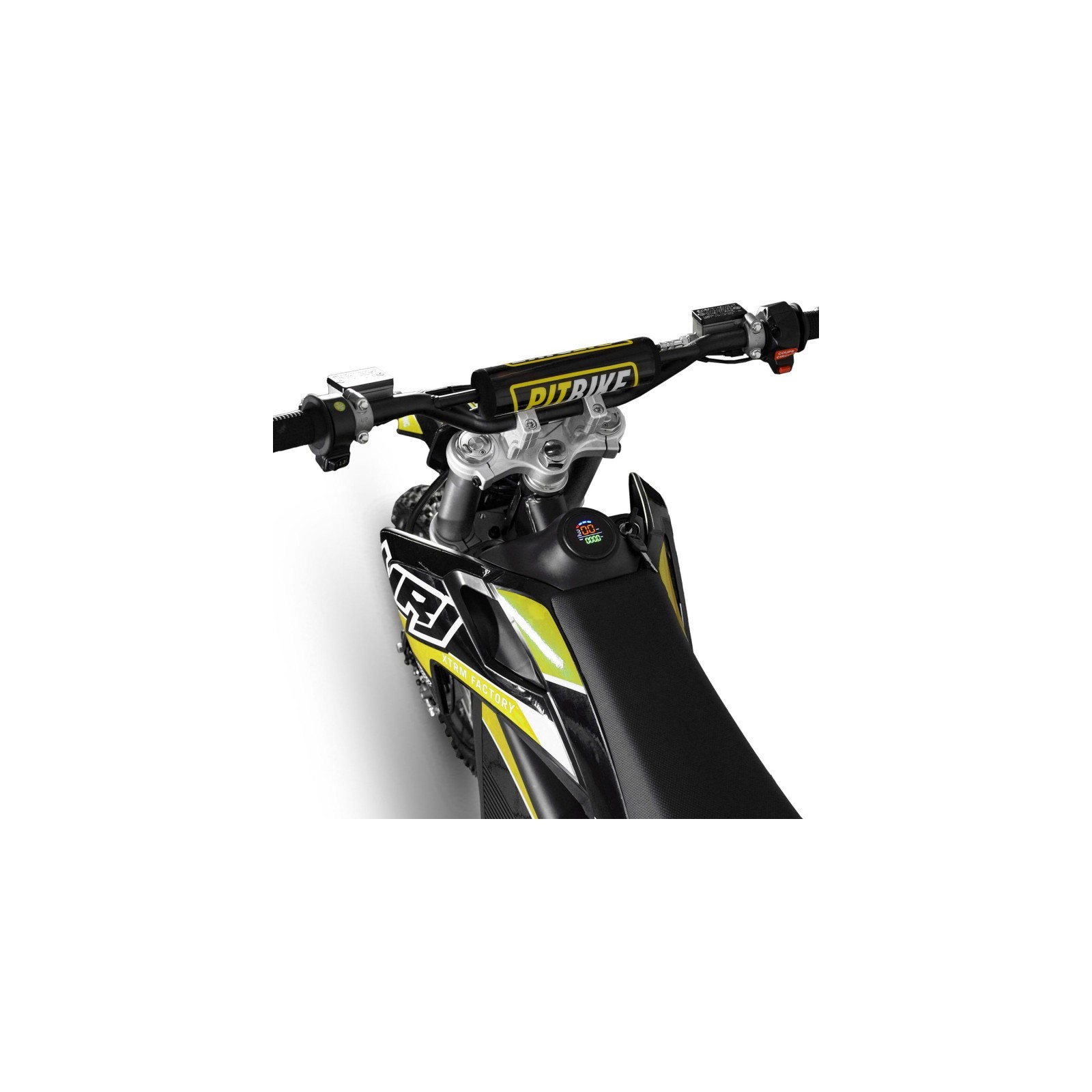 Dirt bike électrique NRJ 5000w 14/17" - jaune