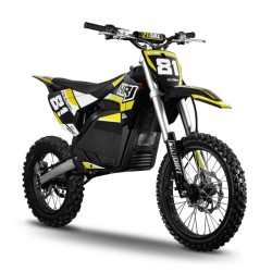 Dirt bike électrique NRJ 5000w 14/17" - jaune - LeMiniRider