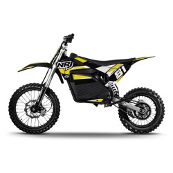 Dirt bike électrique NRJ 5000w 14/17" - jaune - LeMiniRider