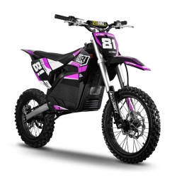 Dirt bike électrique NRJ 5000w 14/17" - rose - LeMiniRider