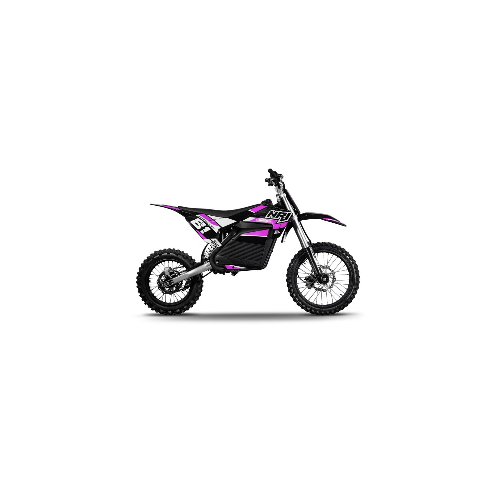 Dirt bike électrique NRJ 5000w 14/17" - rose