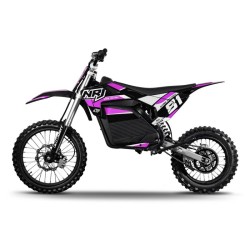 Dirt bike électrique NRJ 5000w 14/17" - rose - LeMiniRider