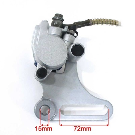 Pièces détachées Dirt bike, Pit bike Frein arriÃ¨re Mono Piston axe Ã¸15mm - Gris LMR PARTS